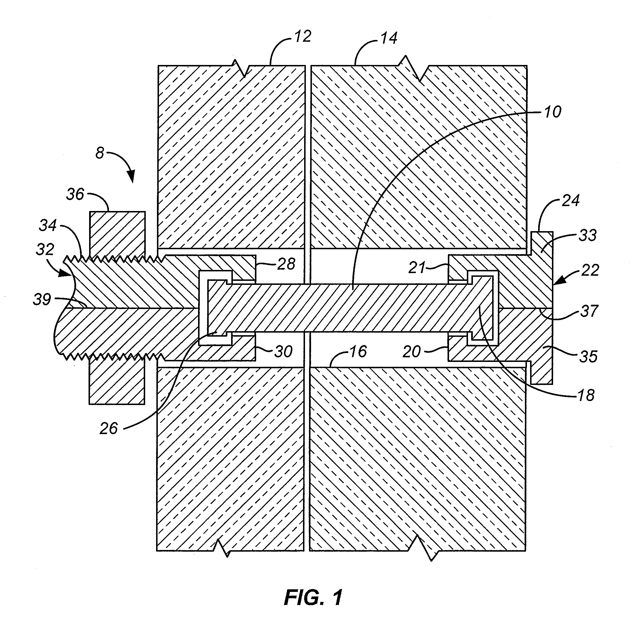 Constant load fastener