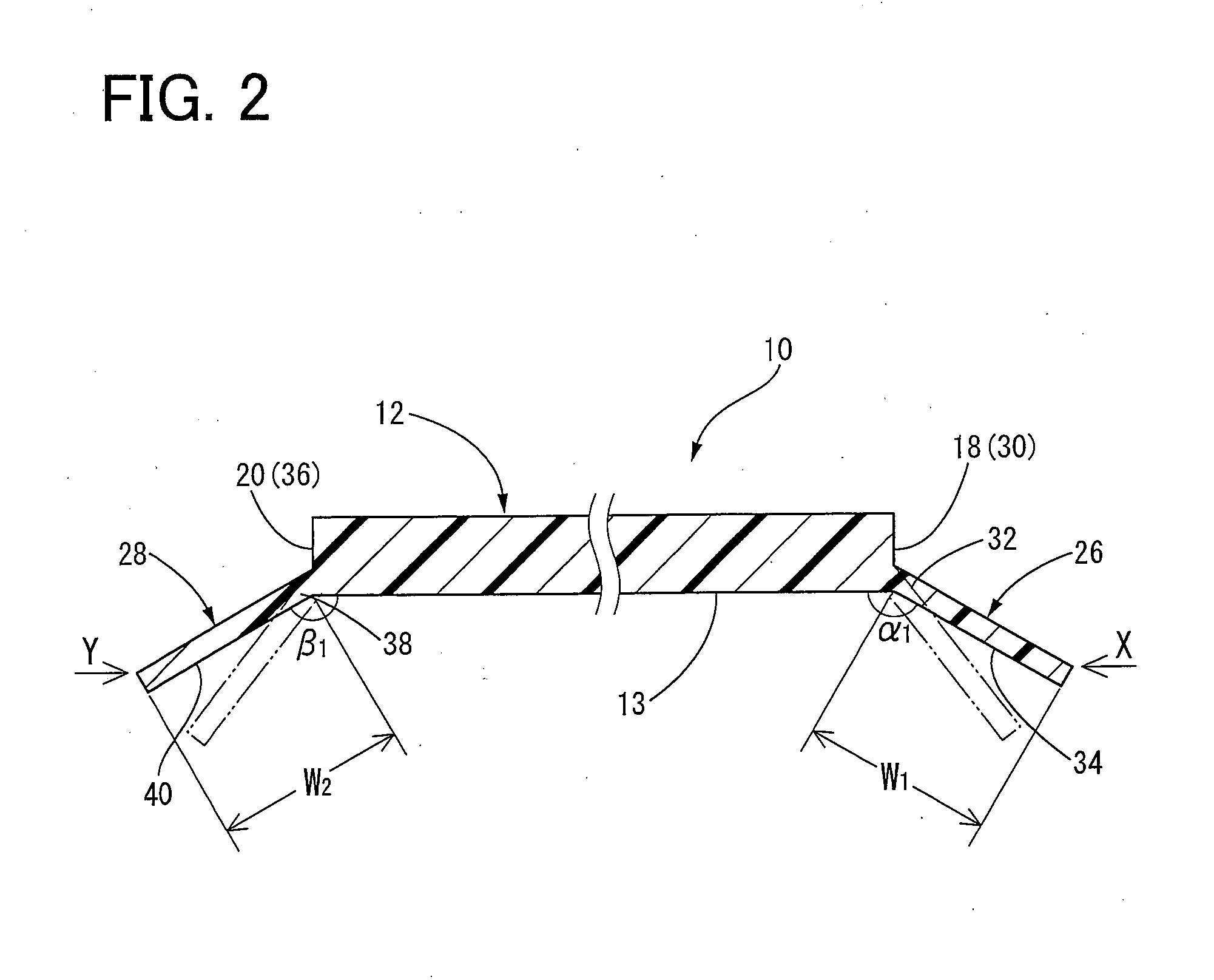 Air guide plate for automobile and sealing structure