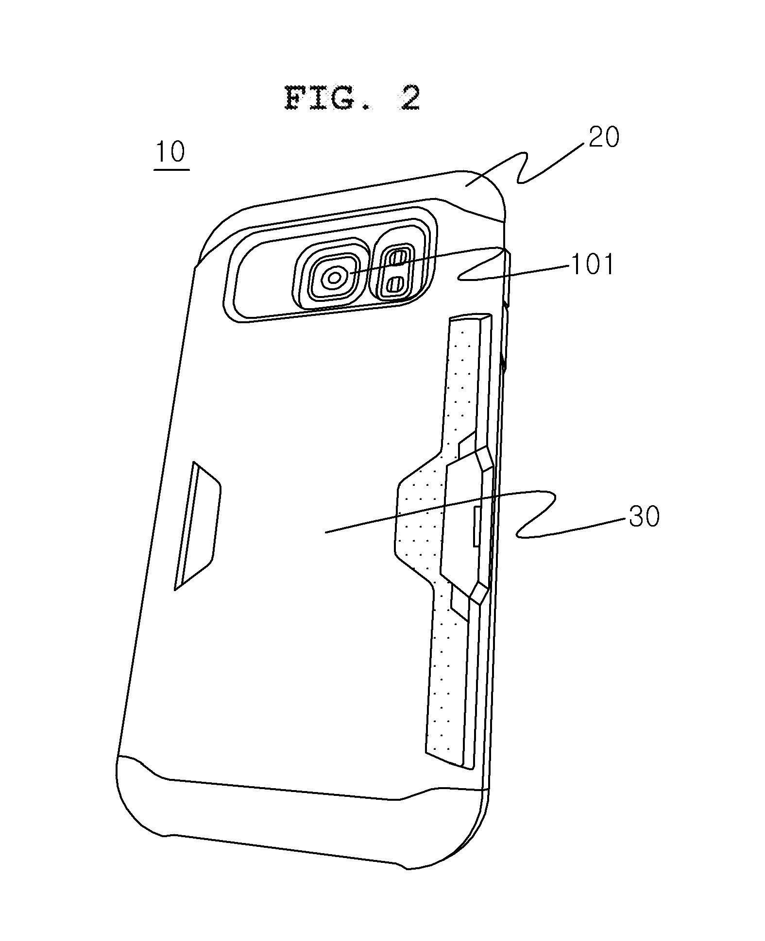 Portable electronic device case having card storage compartment