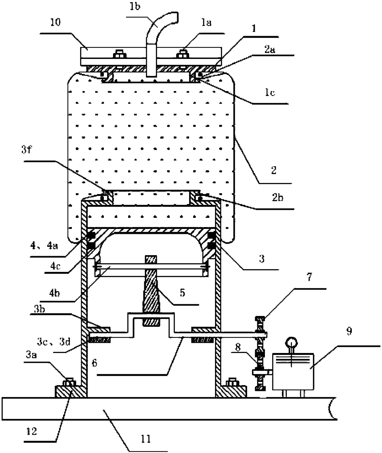 A stepless volume adjustable air spring and its control method