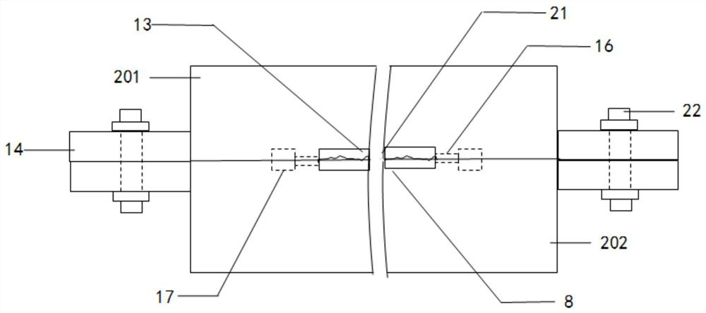 Wellbore-fracture experimental system and experimental method for simulating injection of fracturing fluid