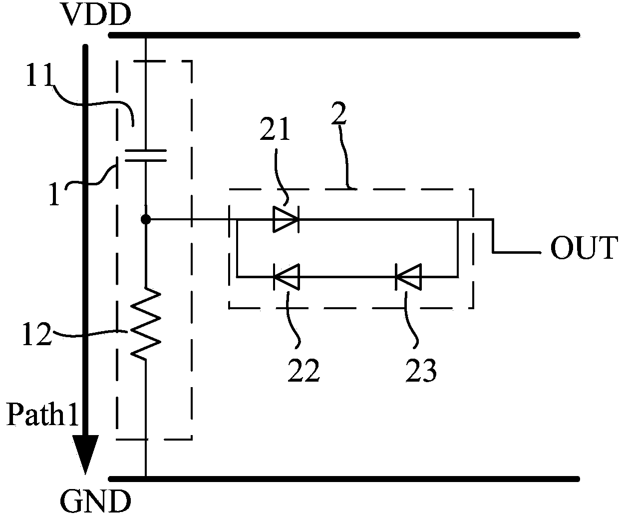 Anti-latch-up trigger circuit for ESD (Electronic Static Discharge)