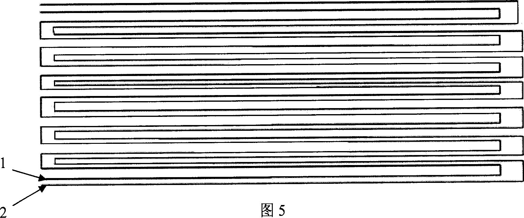 Plane curve capacity type for removing system intelligent sensor for automobile glass