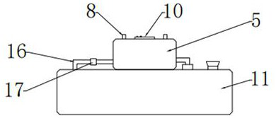 A magnetically cooled non-vibration pump body and end cover dynamic clamping drilling equipment