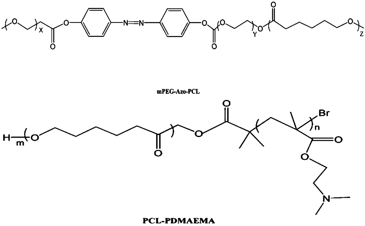 Mixed micelle with hypoxia and pH double responsiveness and preparation method of mixed micelle