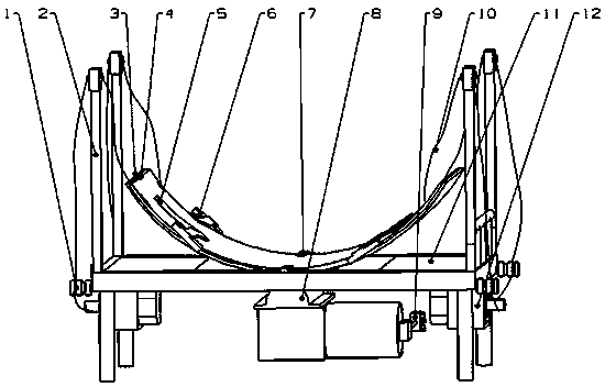 Lumbar disc herniation disease curing recovery hanging bed