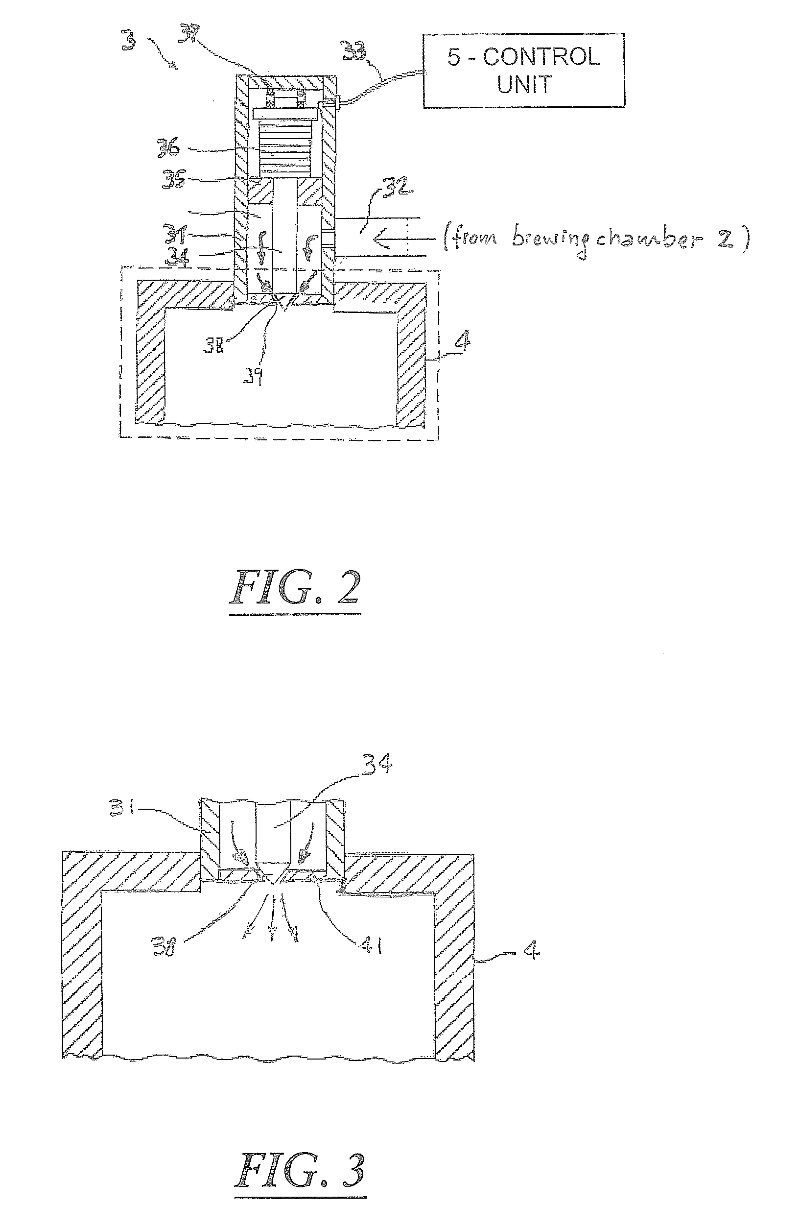 Beverage dispensing machine and operating method