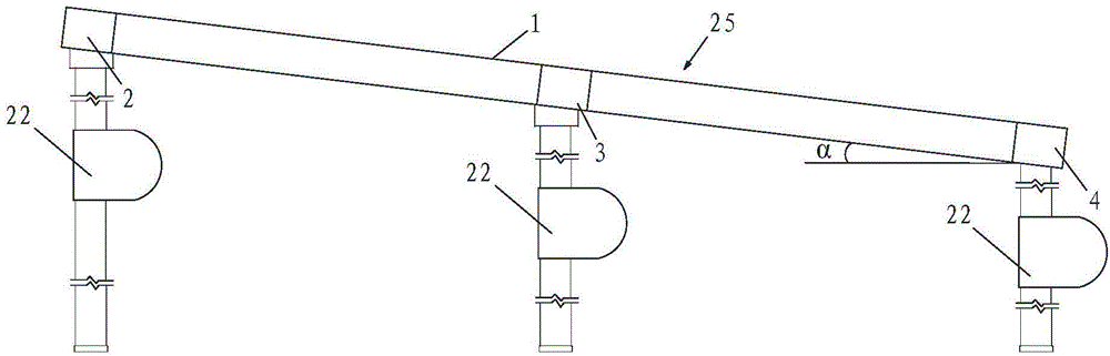 Mine working face simulation experimental device