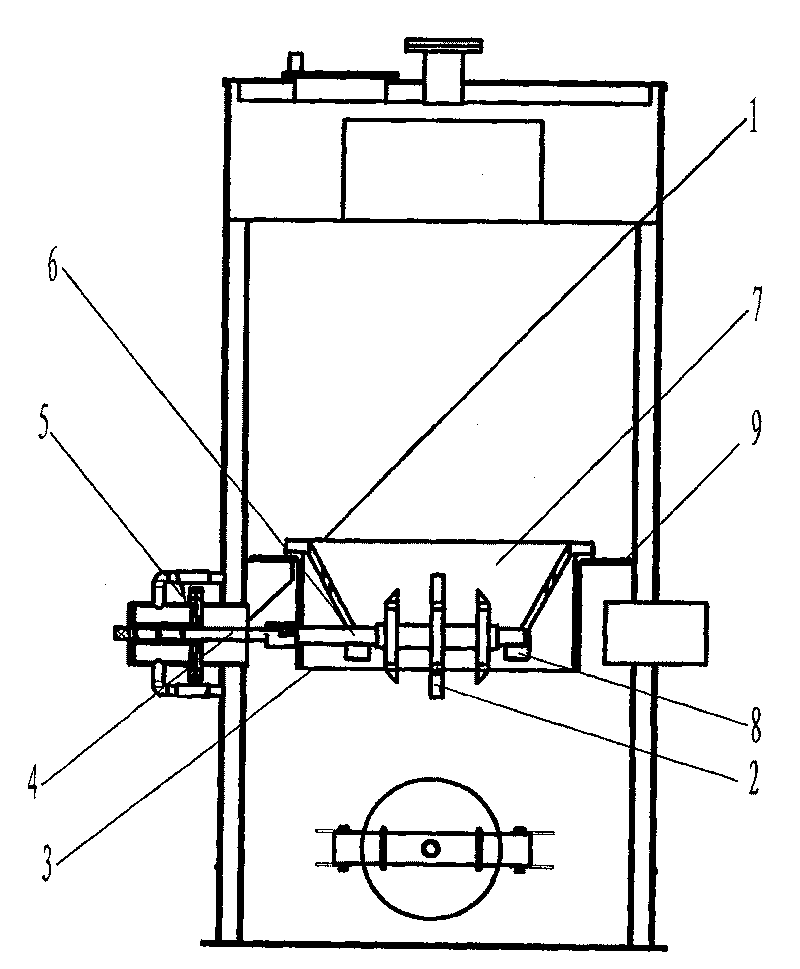 Fire grate assembly equipment of stalk gasification stove