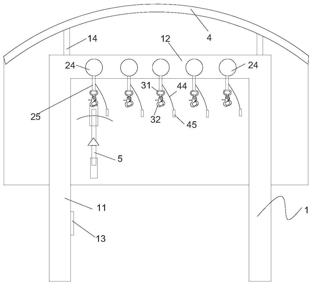 A realization method for sidewalk shared bicycle storage