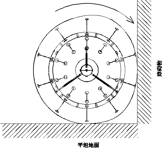 Long journey continuing wind power driven type spherical robot in polar region