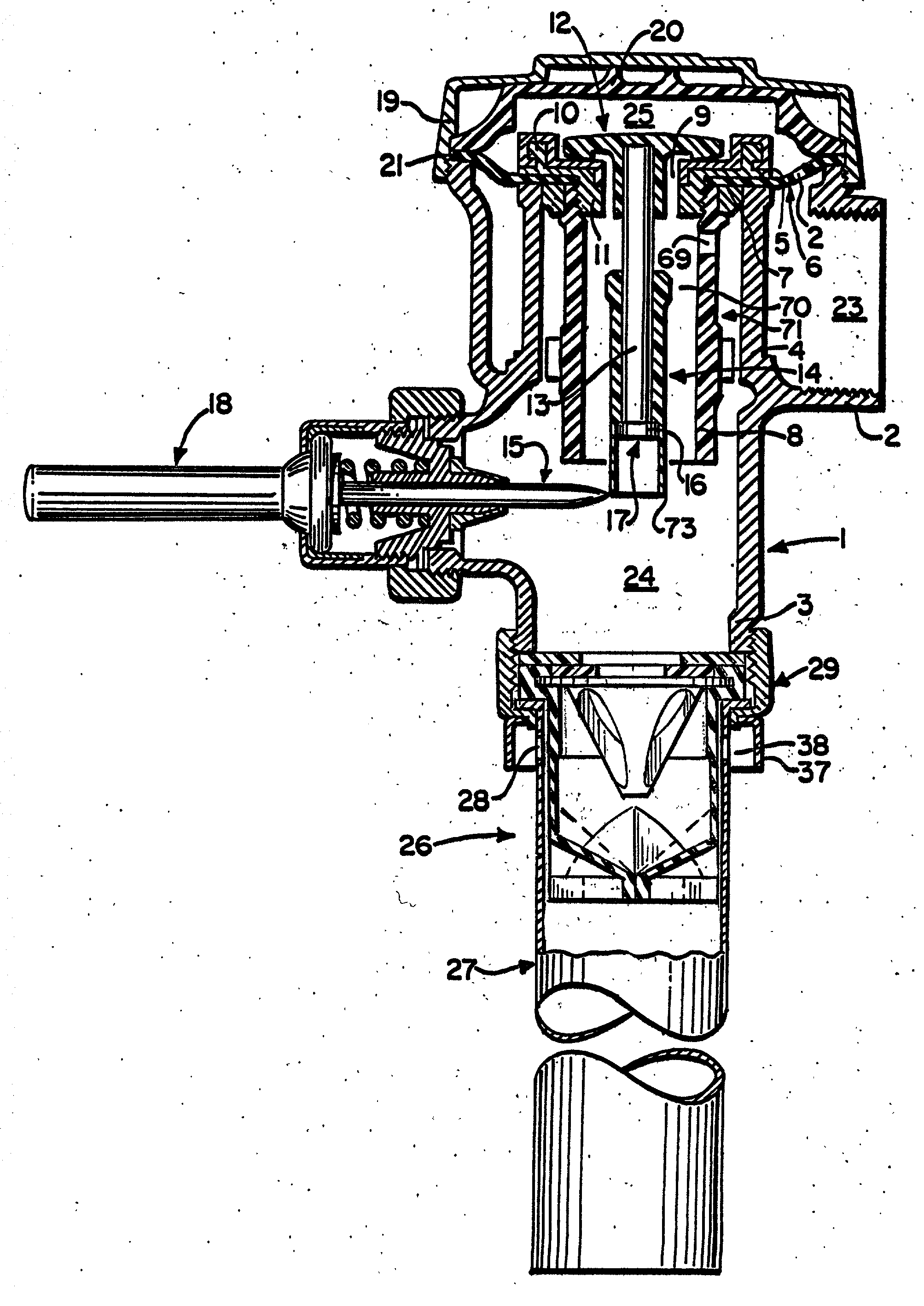 Water closet flushing system