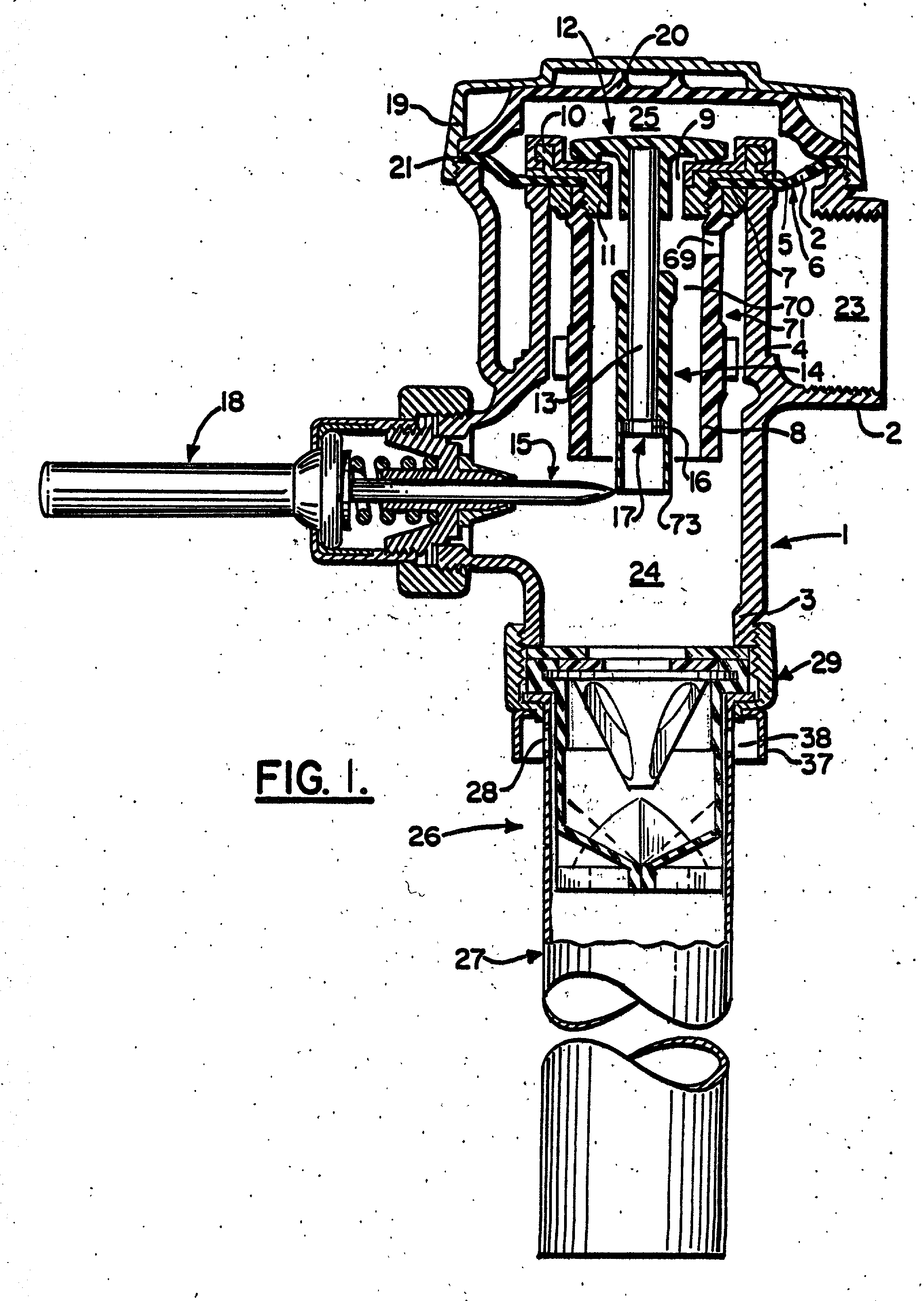 Water closet flushing system