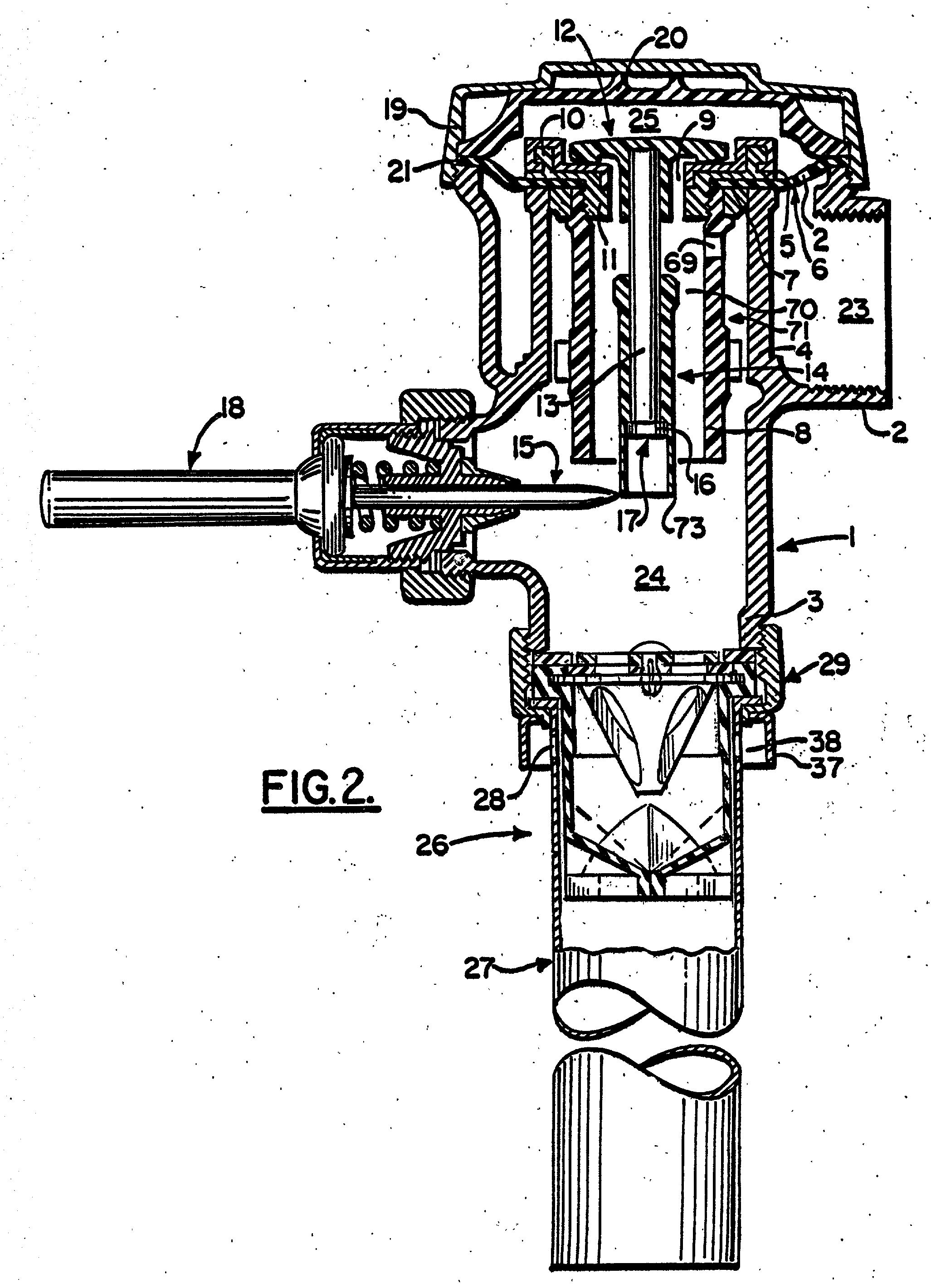 Water closet flushing system