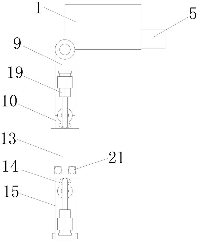 Auxiliary walking device for medical rehabilitation