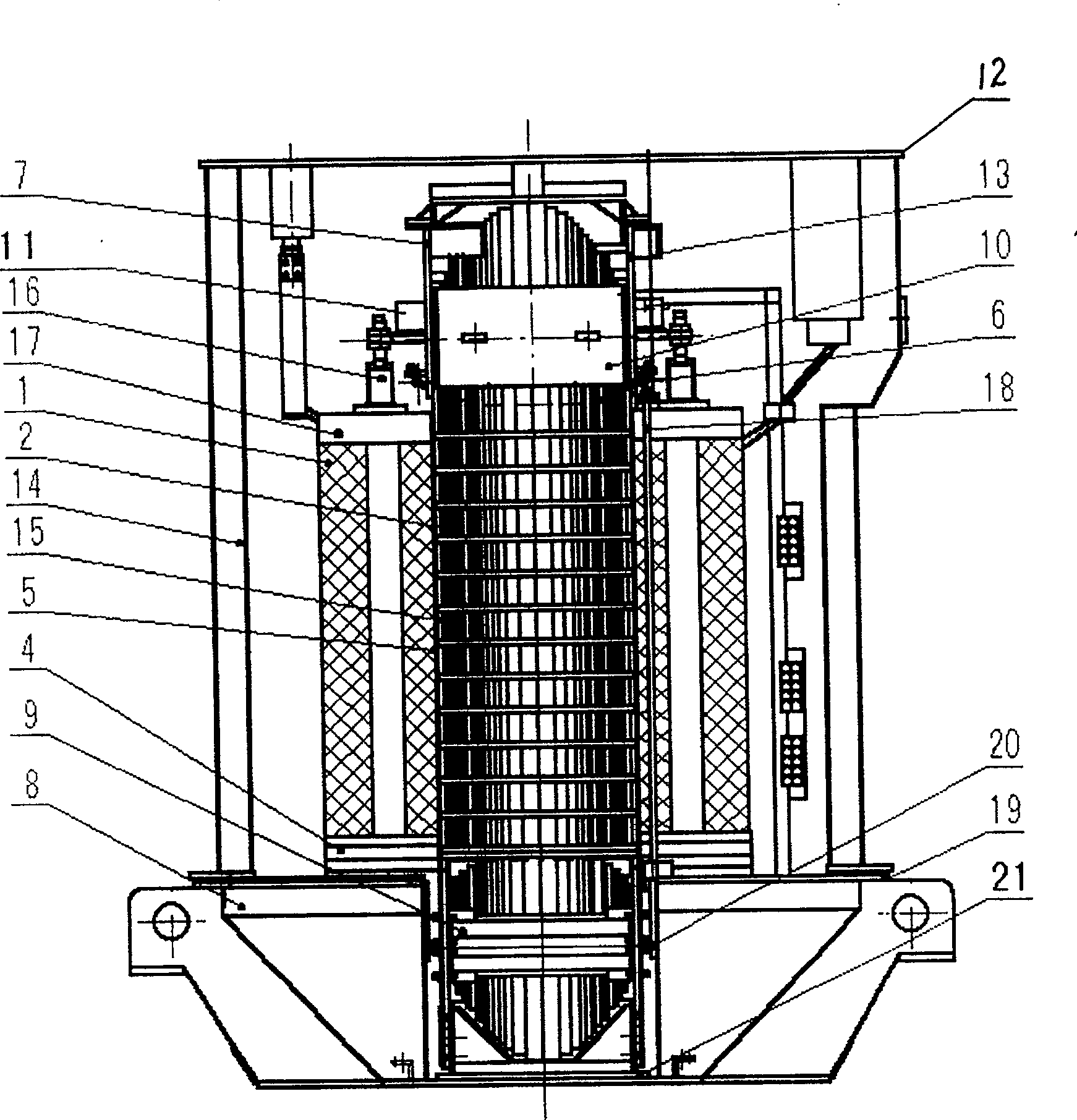 Railway high voltage traction transformer