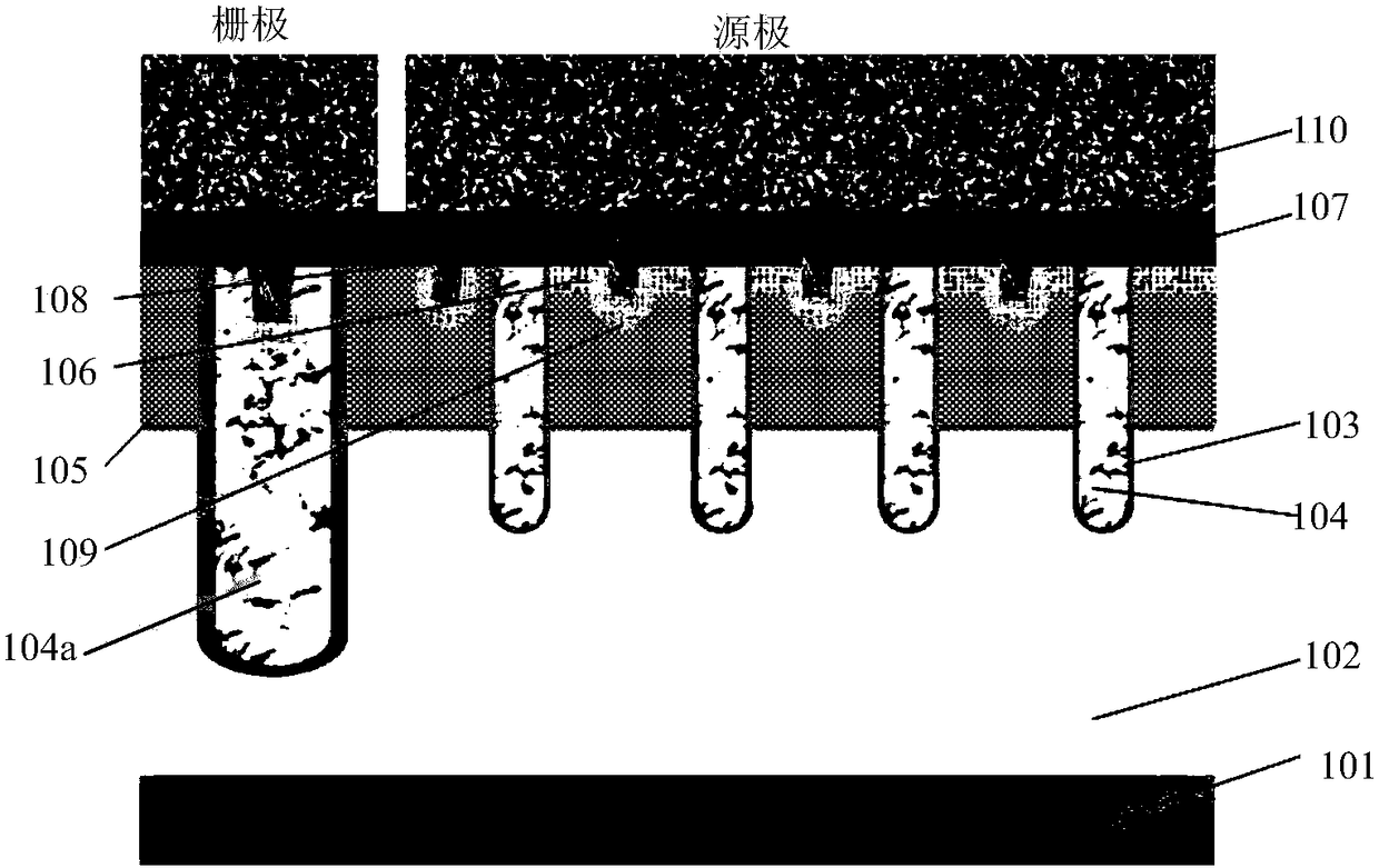 Manufacturing method and structure of trench gate power device