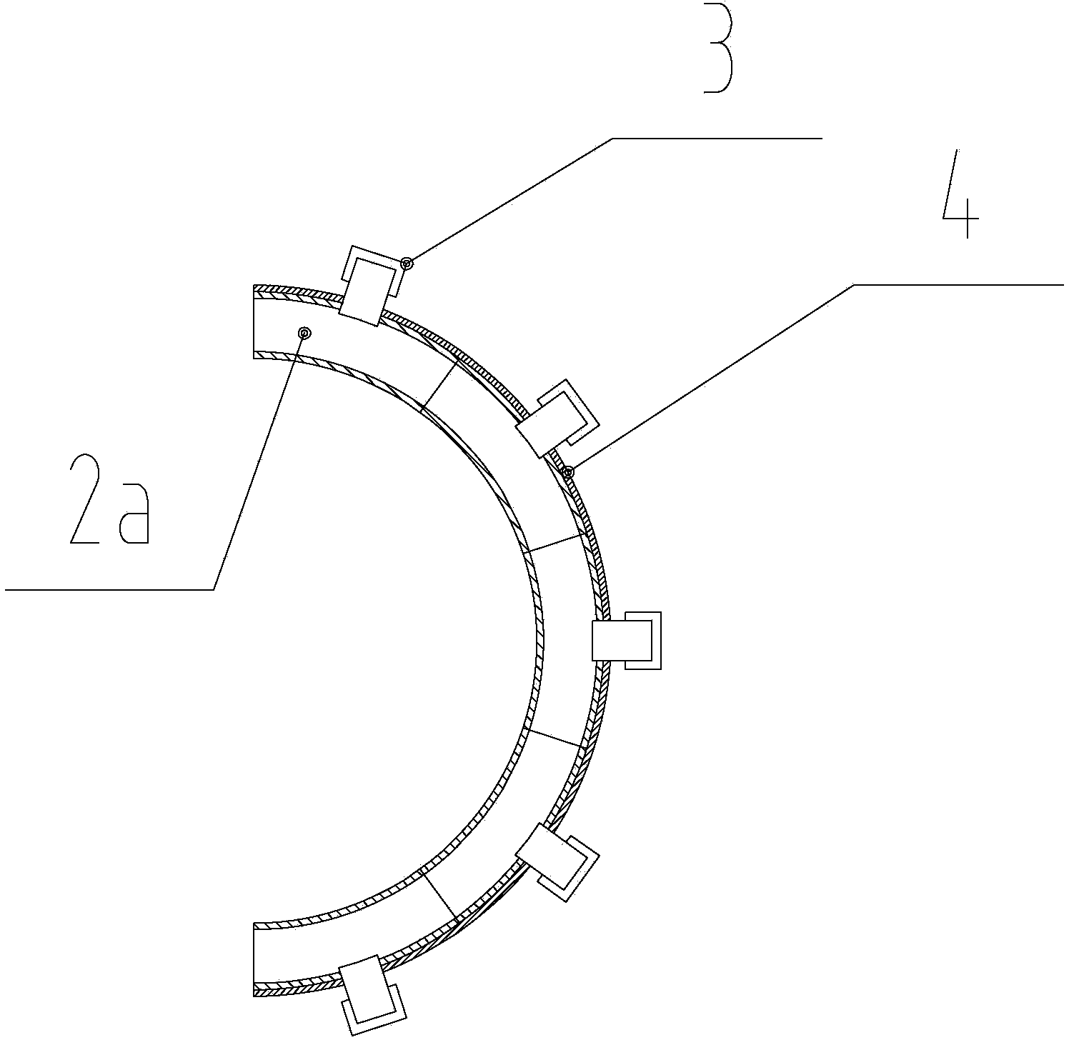 Pressure dressing device for breast surgery