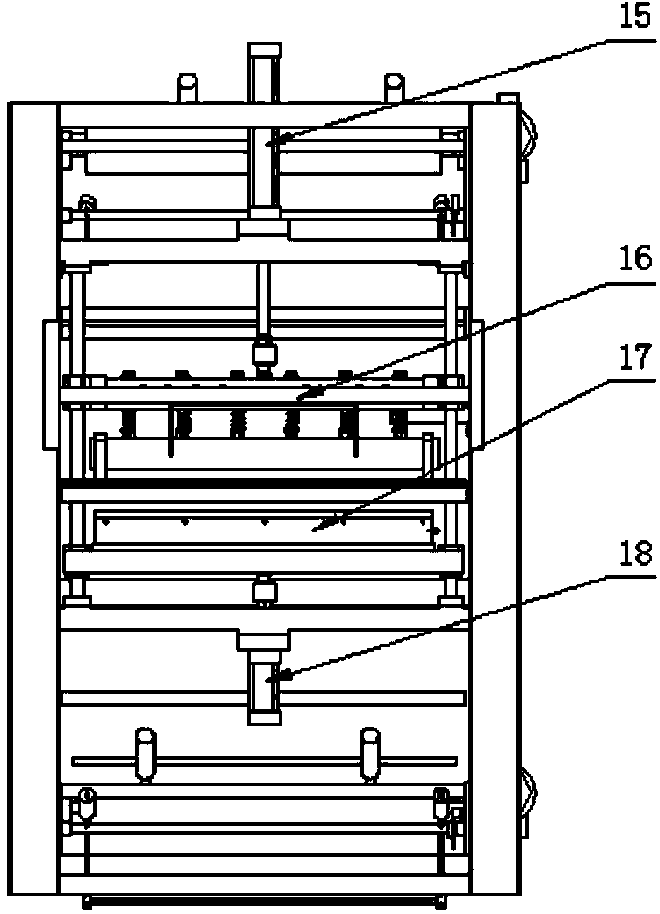 Thermal sealing device for two ends of welding rod packaging production line packaging bag