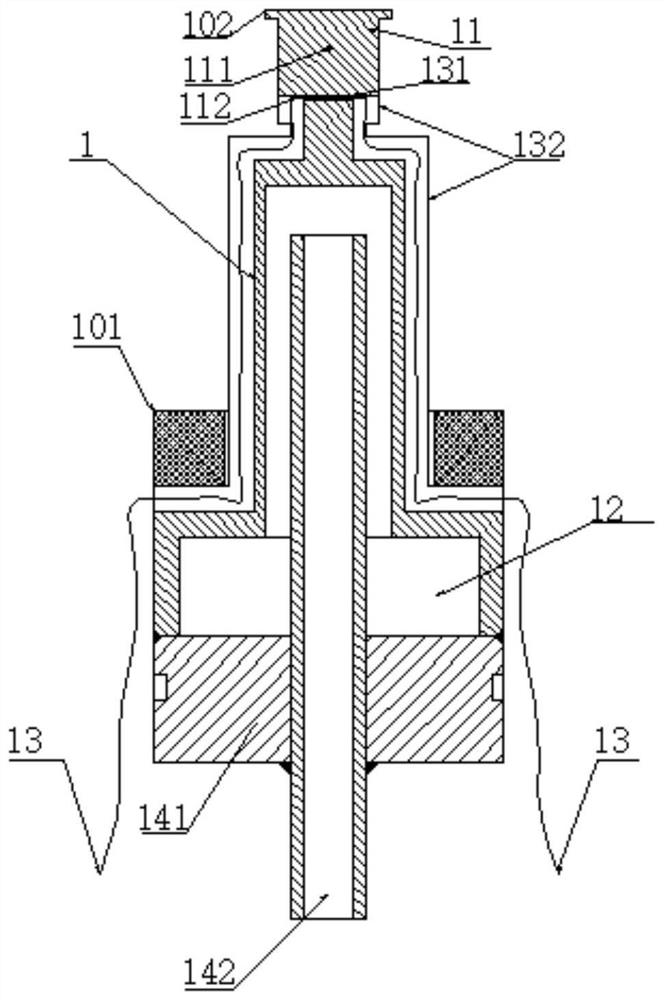 Water-cooling dynamic heat flow sensor