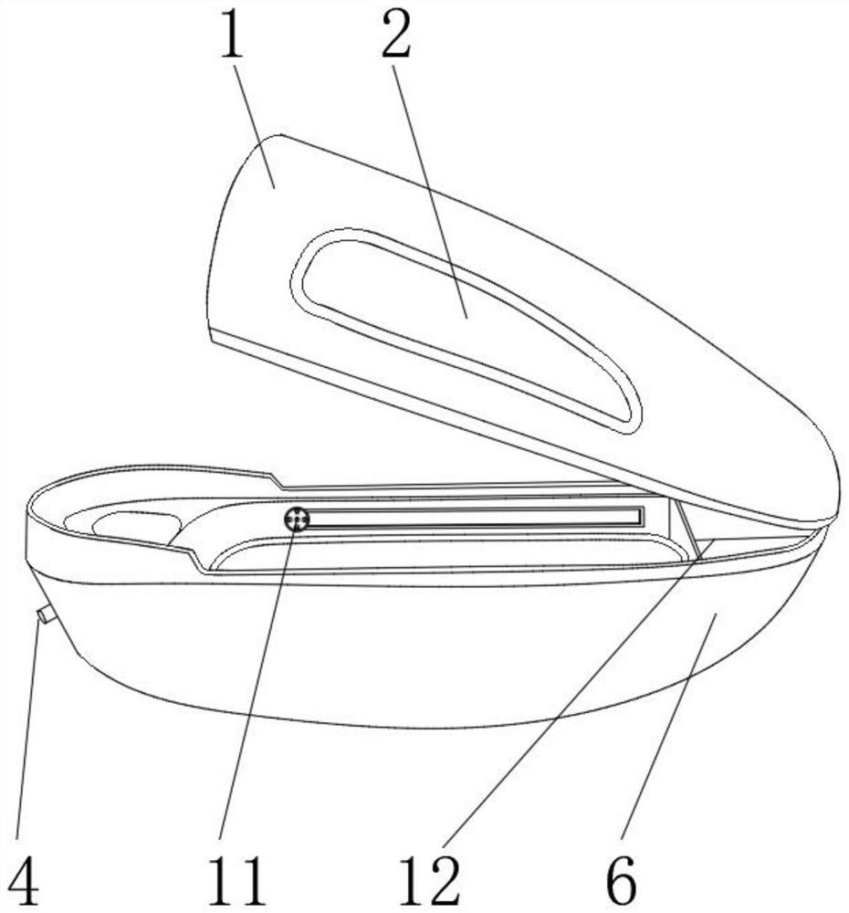 Medicated bath device convenient to clean for pediatric recovery