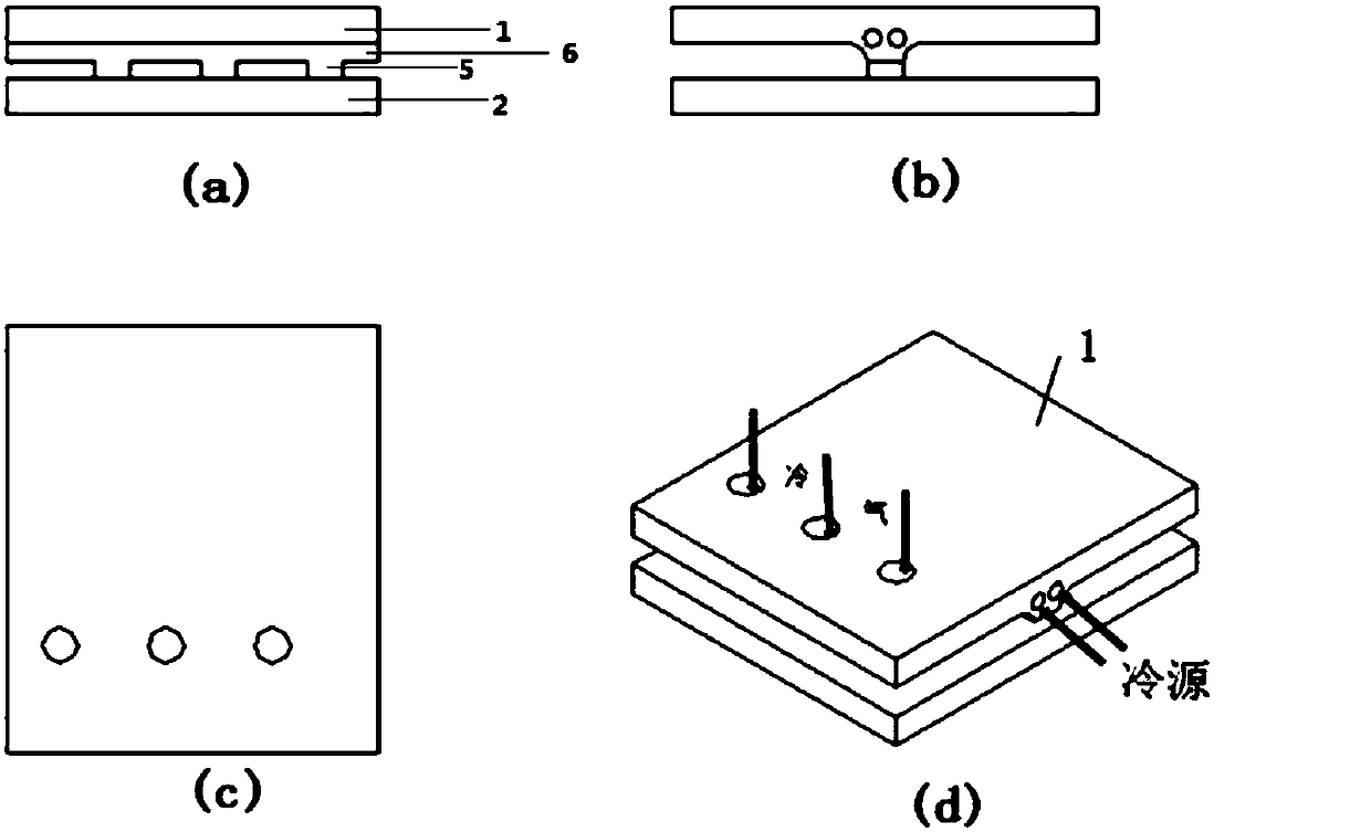 A gas-liquid coupling turbine blade cooling unit