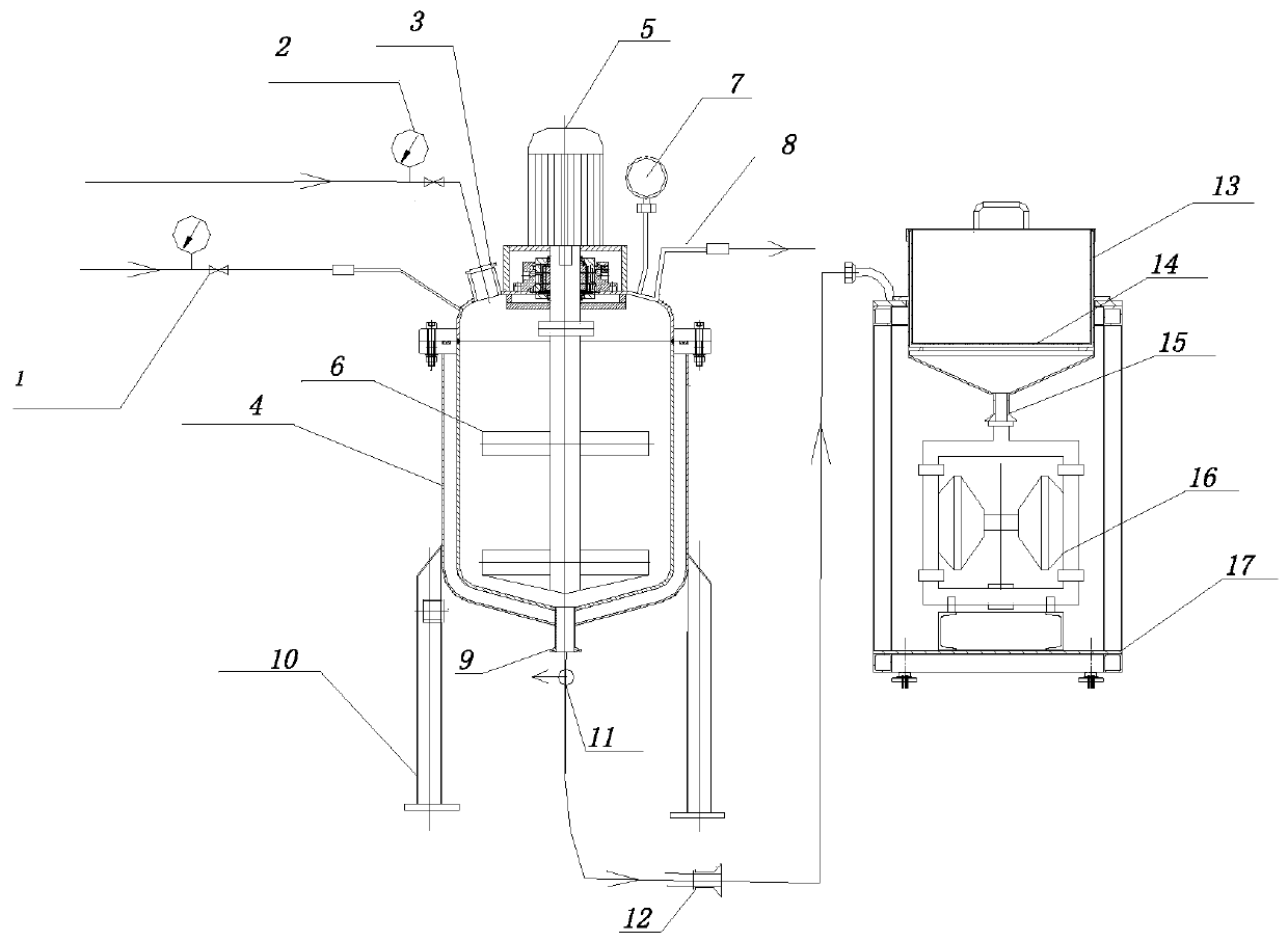 Passivation and filter equipment for aluminum fluoropolymer mechanically activated energetic material