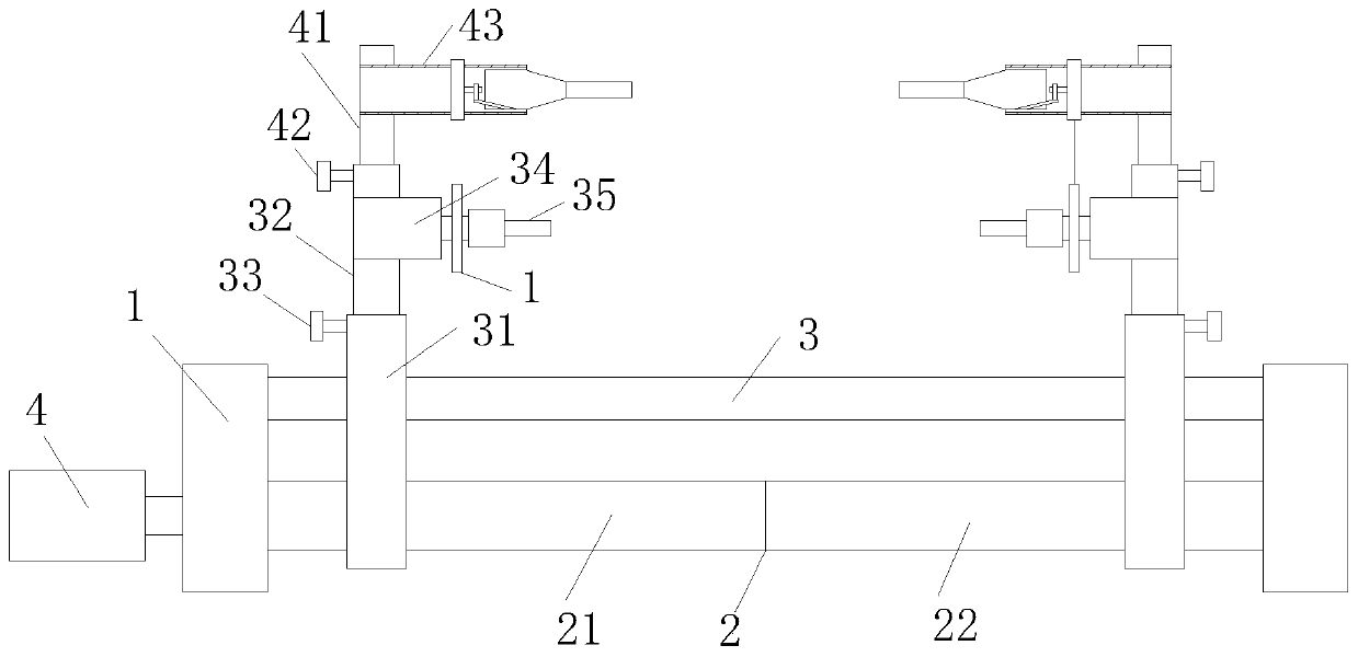 Drilling device for tree drip infusion