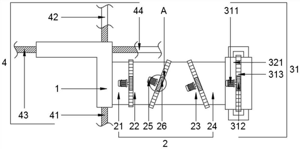 Lifting feeding mechanism for new material production