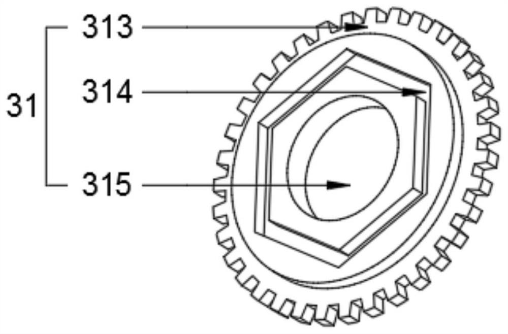 Lifting feeding mechanism for new material production