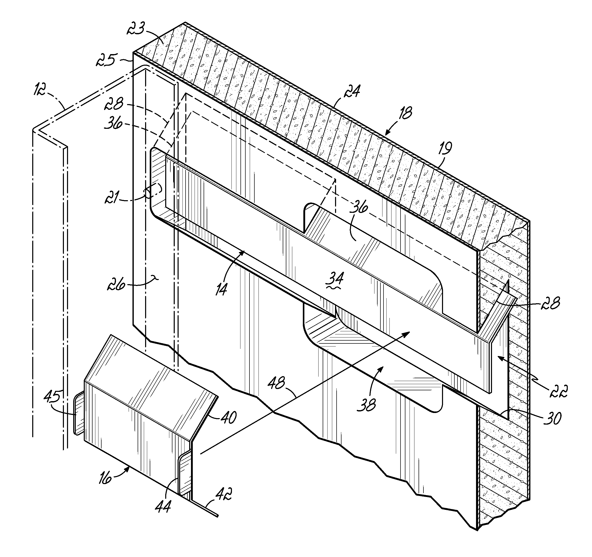 Panel mounting system with removable security cleat