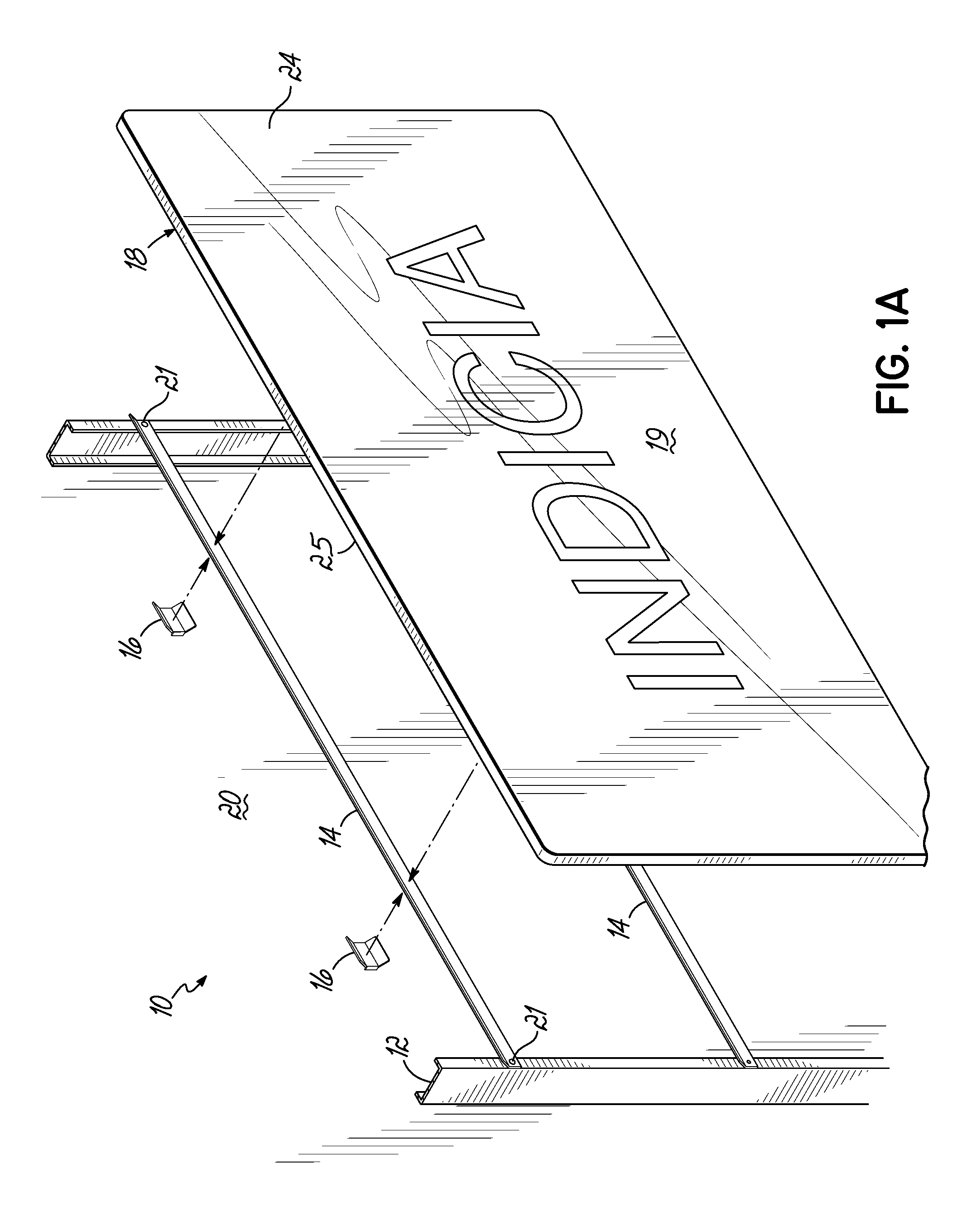 Panel mounting system with removable security cleat