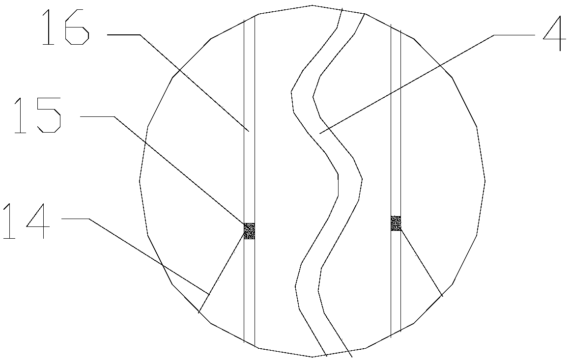 Efficient grinding device for metal bar