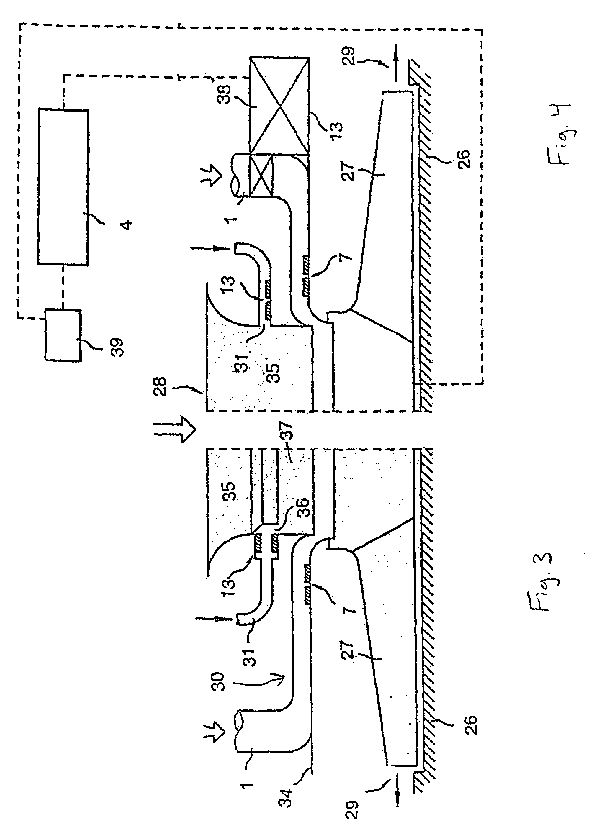 Blower for combustion air