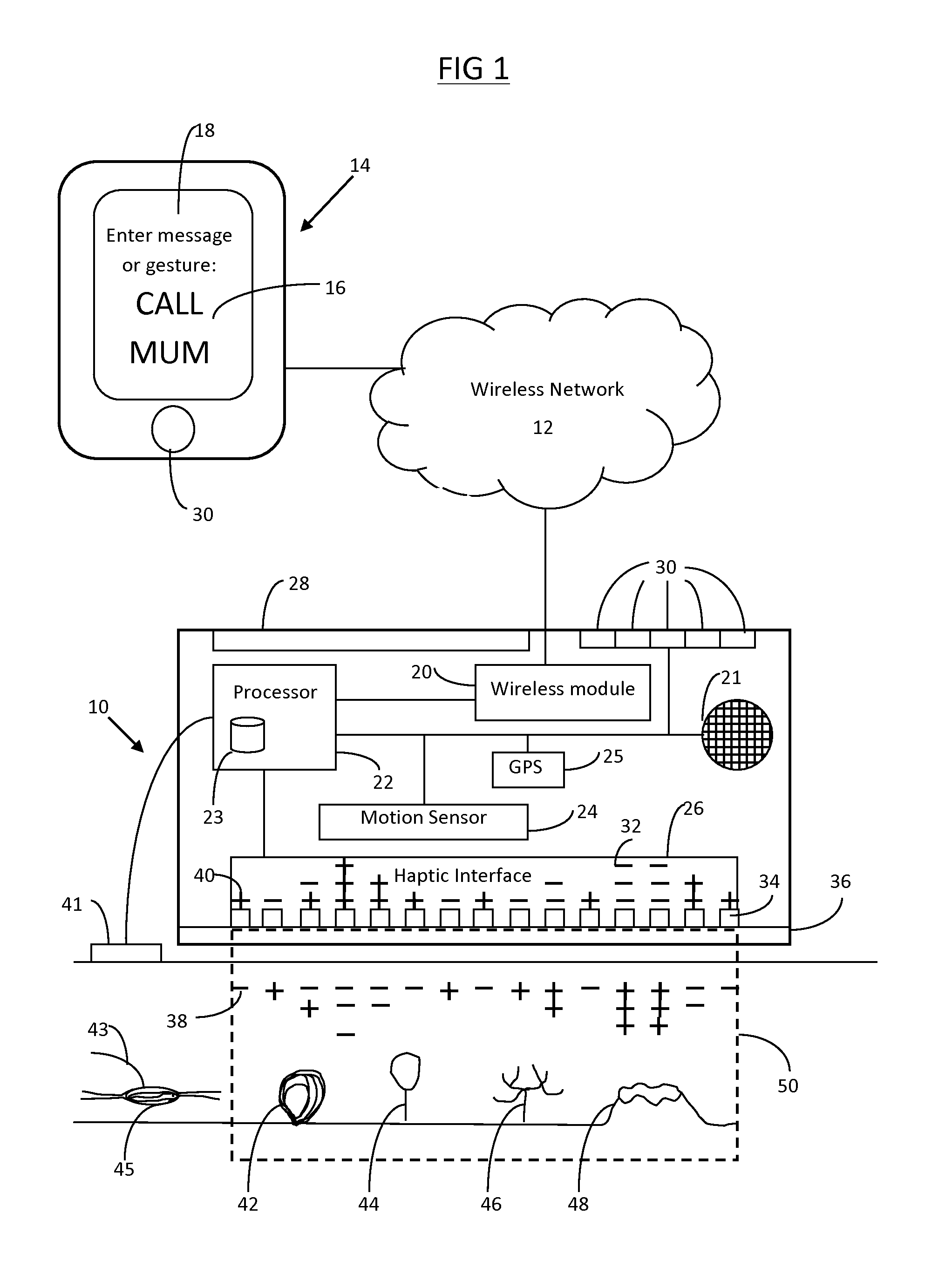 Haptic notification apparatus and method