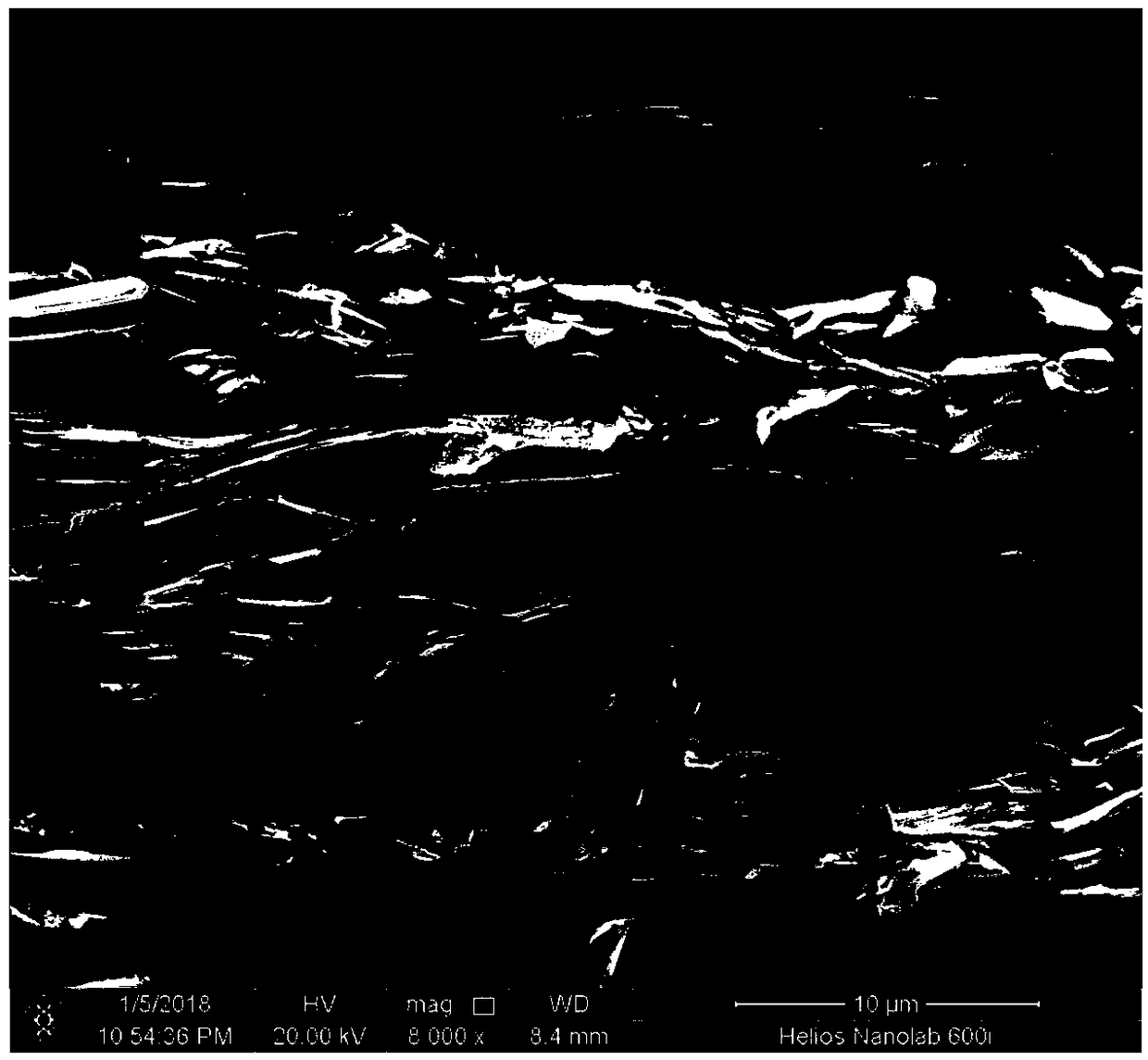 Orientation heat transfer hexagonal boron nitride/cordierite textured ceramic and preparation method thereof