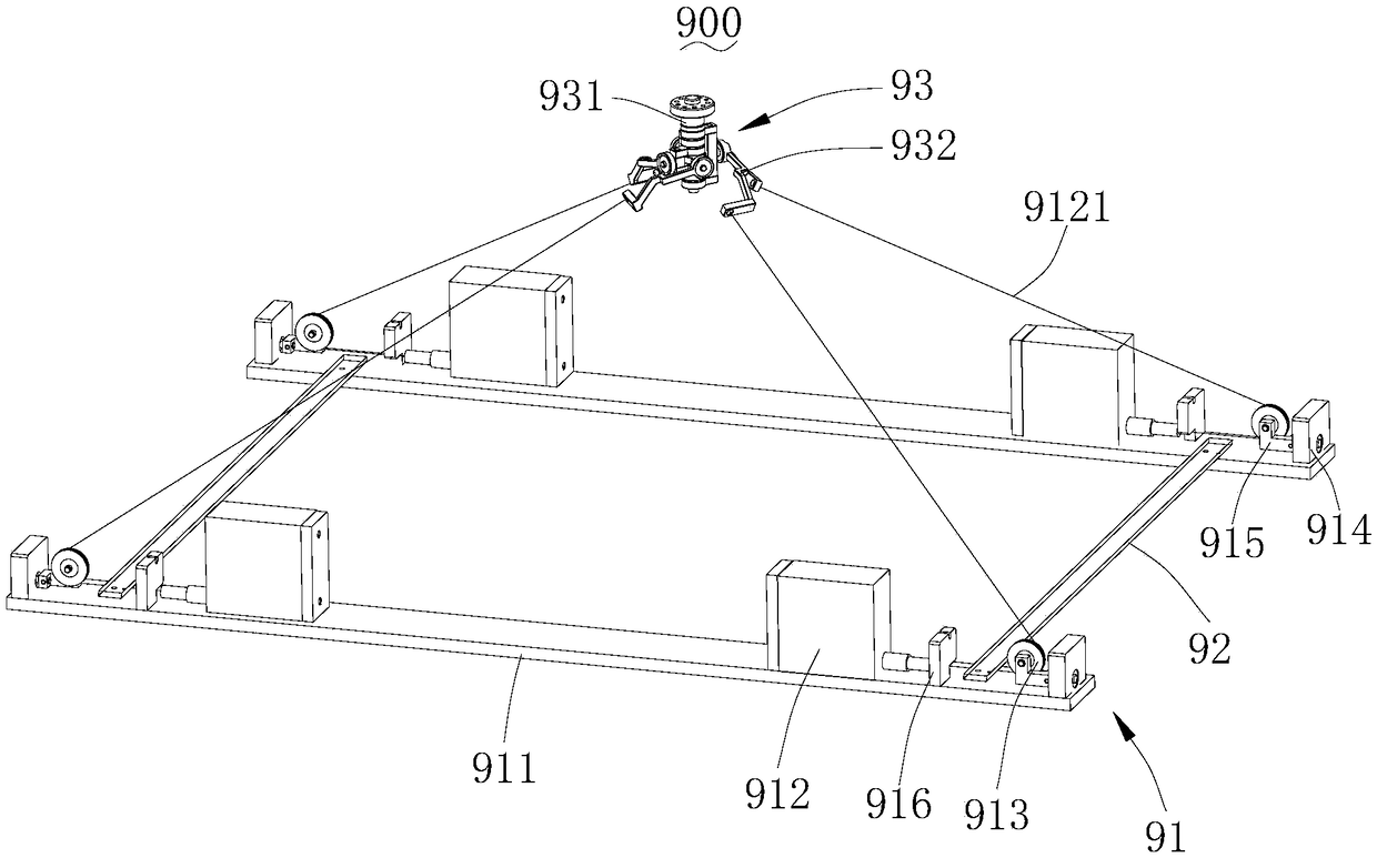 Linear encoding measurement device, and linear encoding spatial position measurement method and system