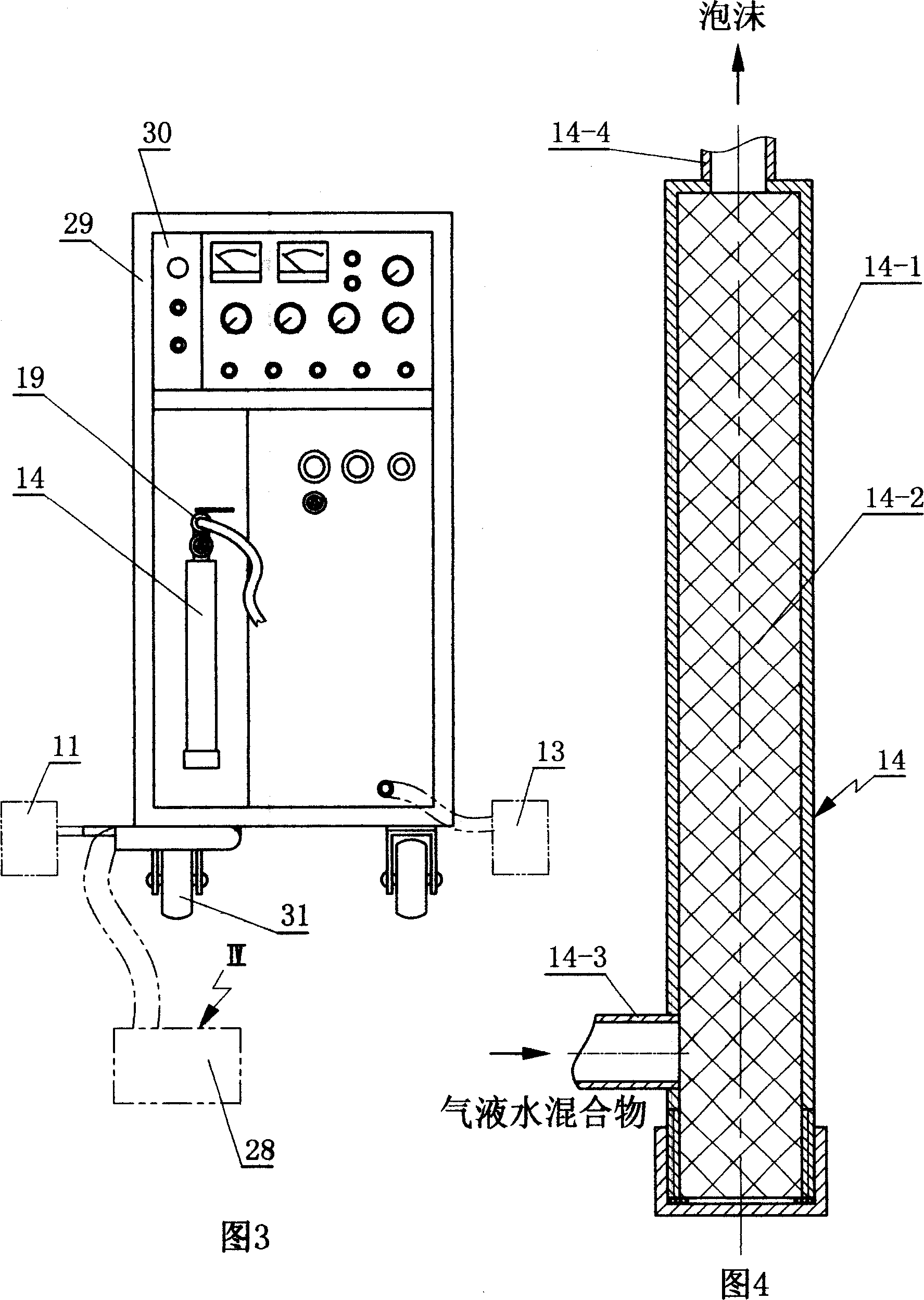 Preparation method of light foam concrete and its main machine