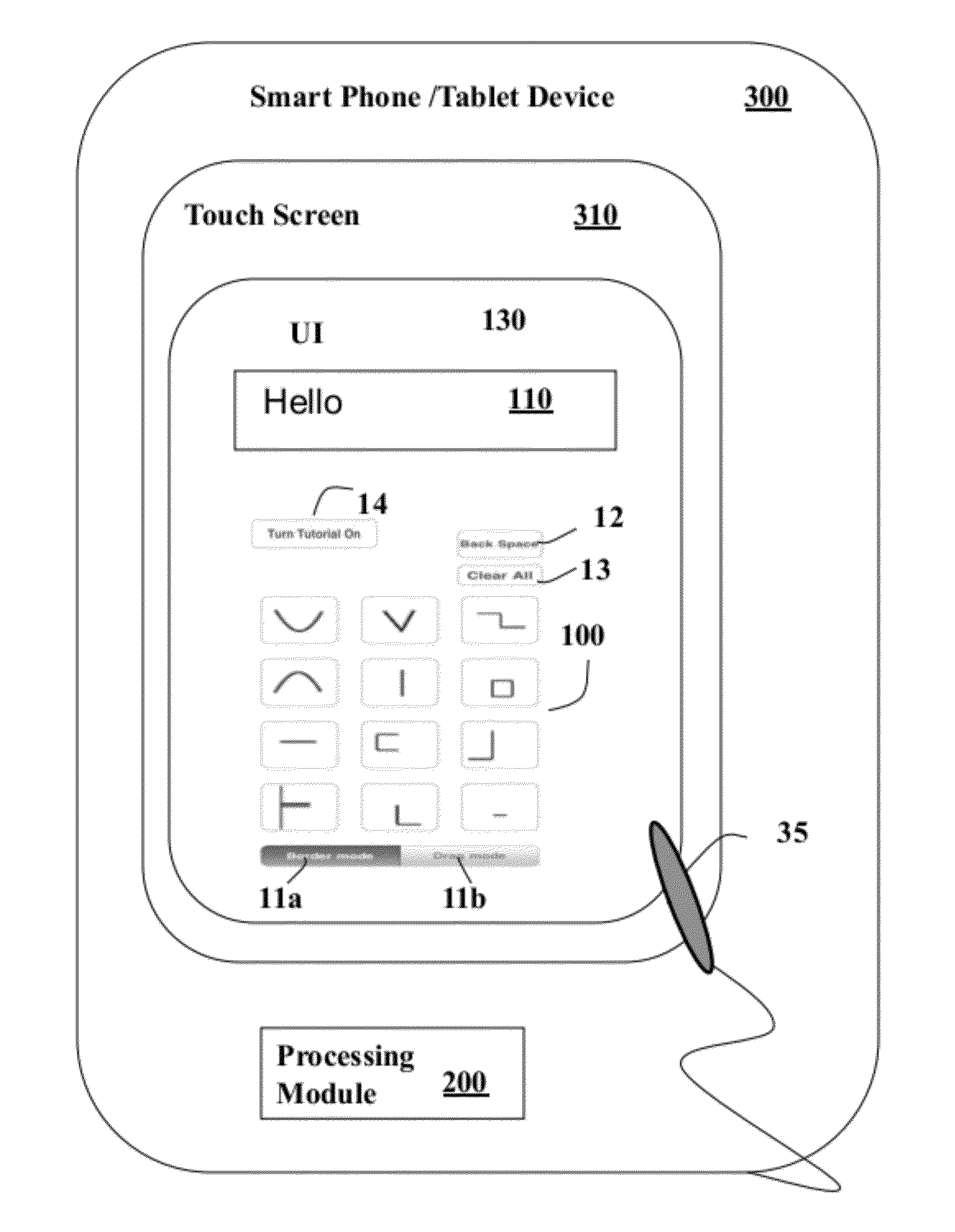 Virtual symbols-based keyboard