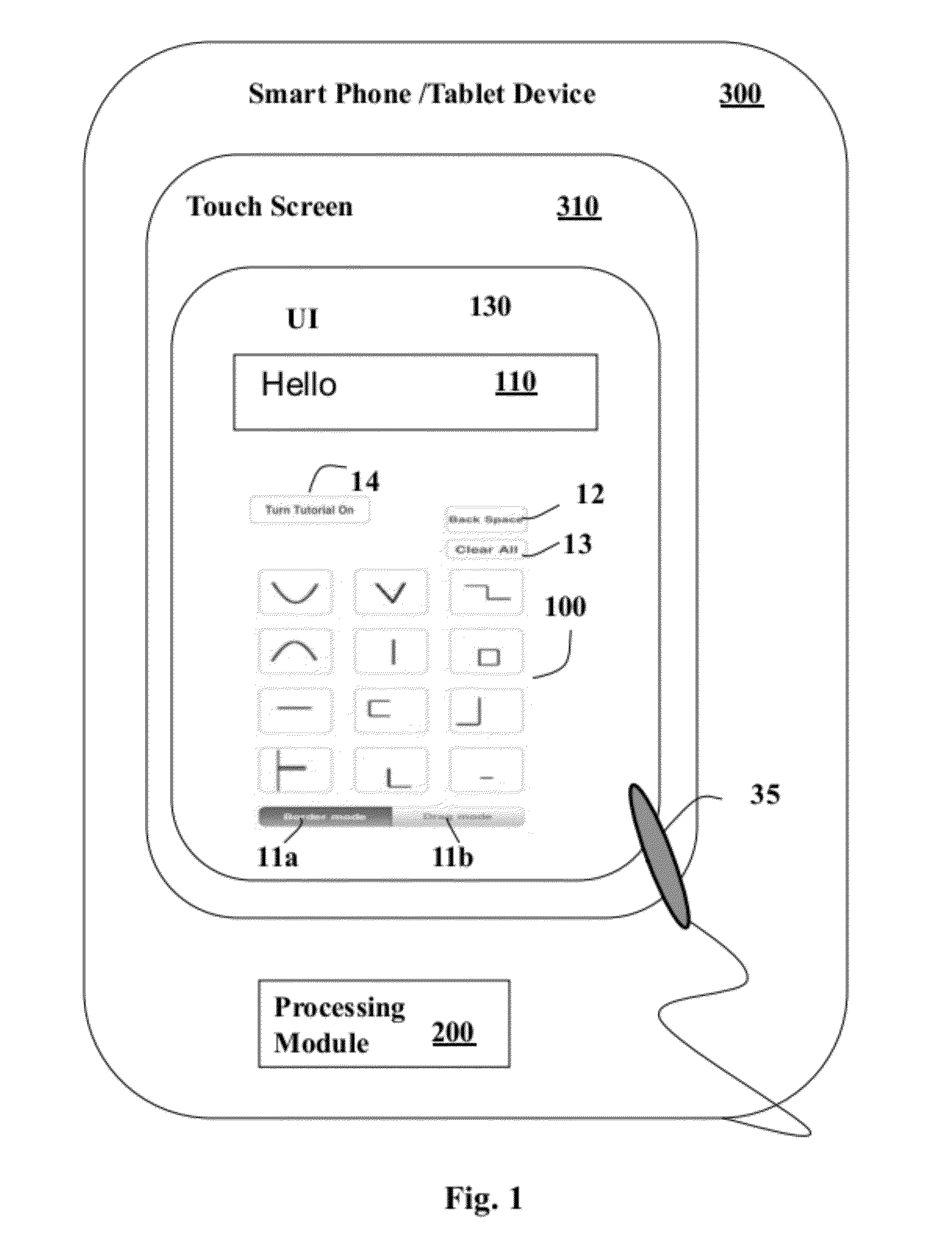 Virtual symbols-based keyboard