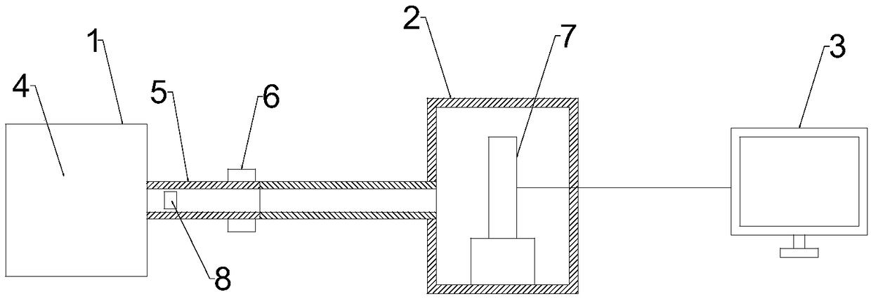 Shock wave time calibration device and method for shock test