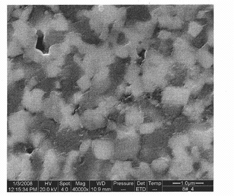 Dielectric material of glass-ceramics with high energy storage density and preparation method