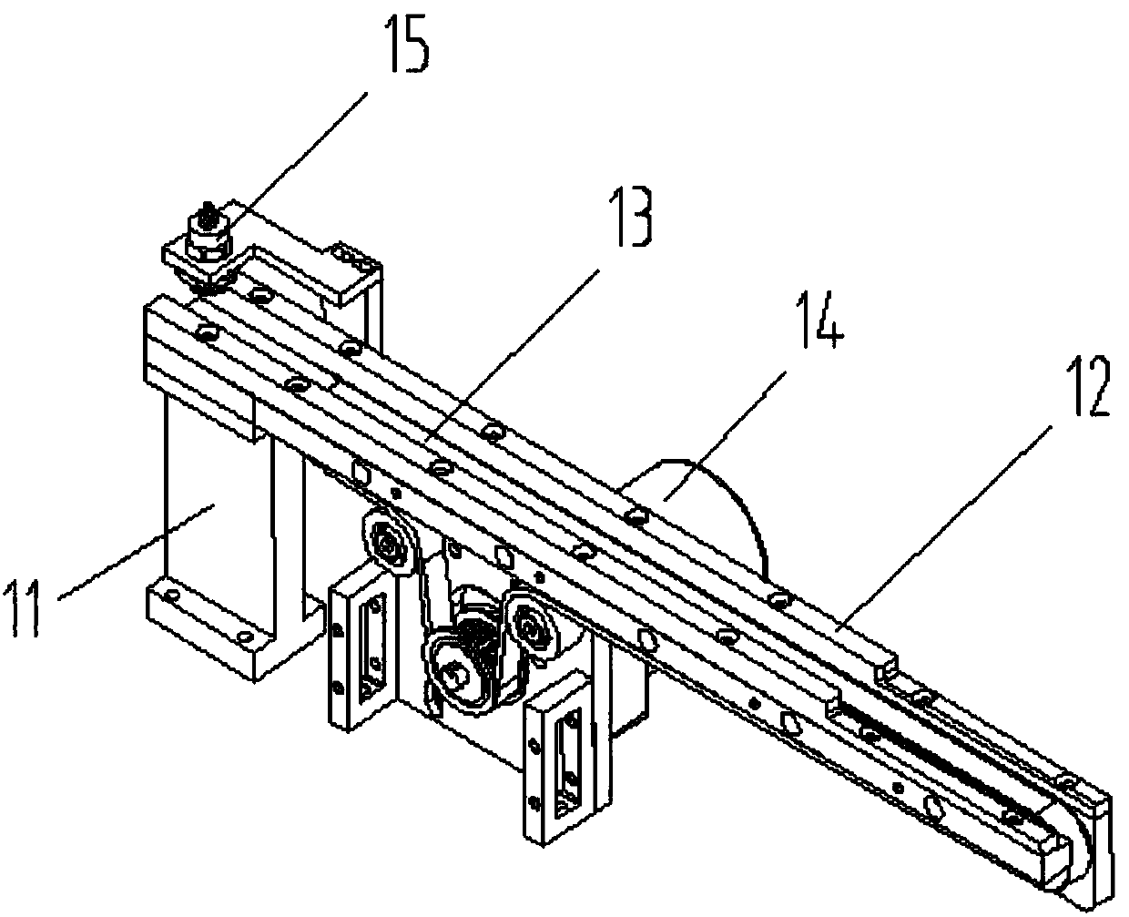 Automatic electrical testing machine for port element of connector