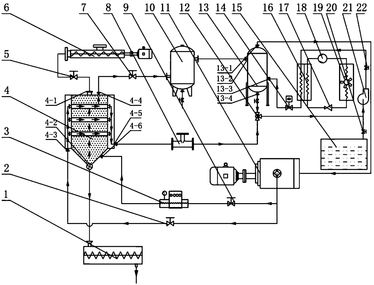 Adhesion-preventing efficient energy-saving sludge drying device and method