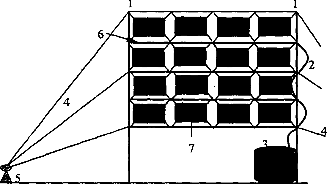 Composite membrane of biomimetic water catchment, preparation method and usage