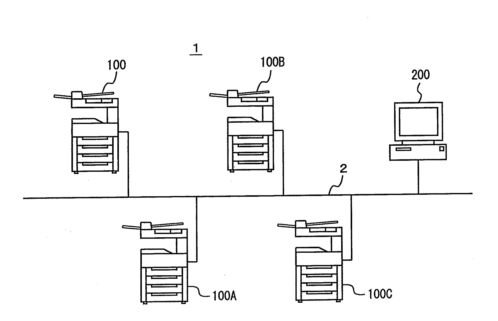 Image forming apparatus performing image formation on print data, image processing system including plurality of image forming apparatuses, print data output method executed on image forming apparatus, and print data output program product