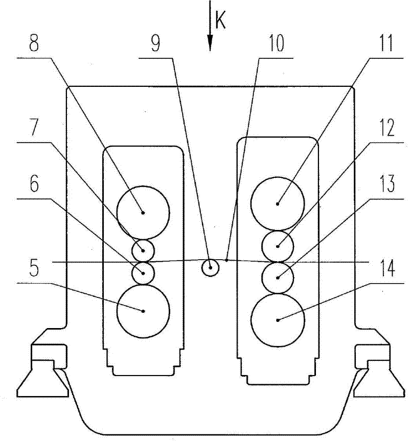 Double four-roll temper mill