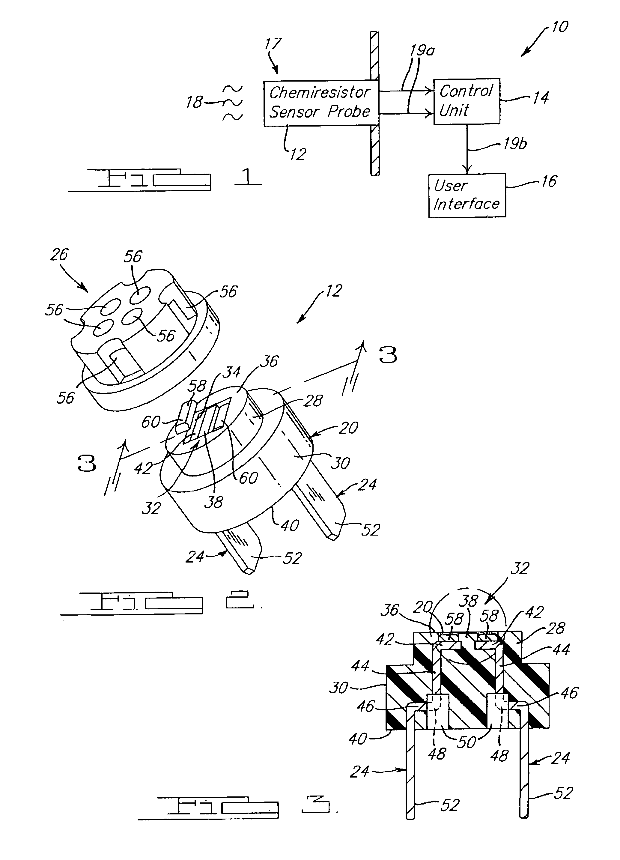 Robust chemiresistor sensor