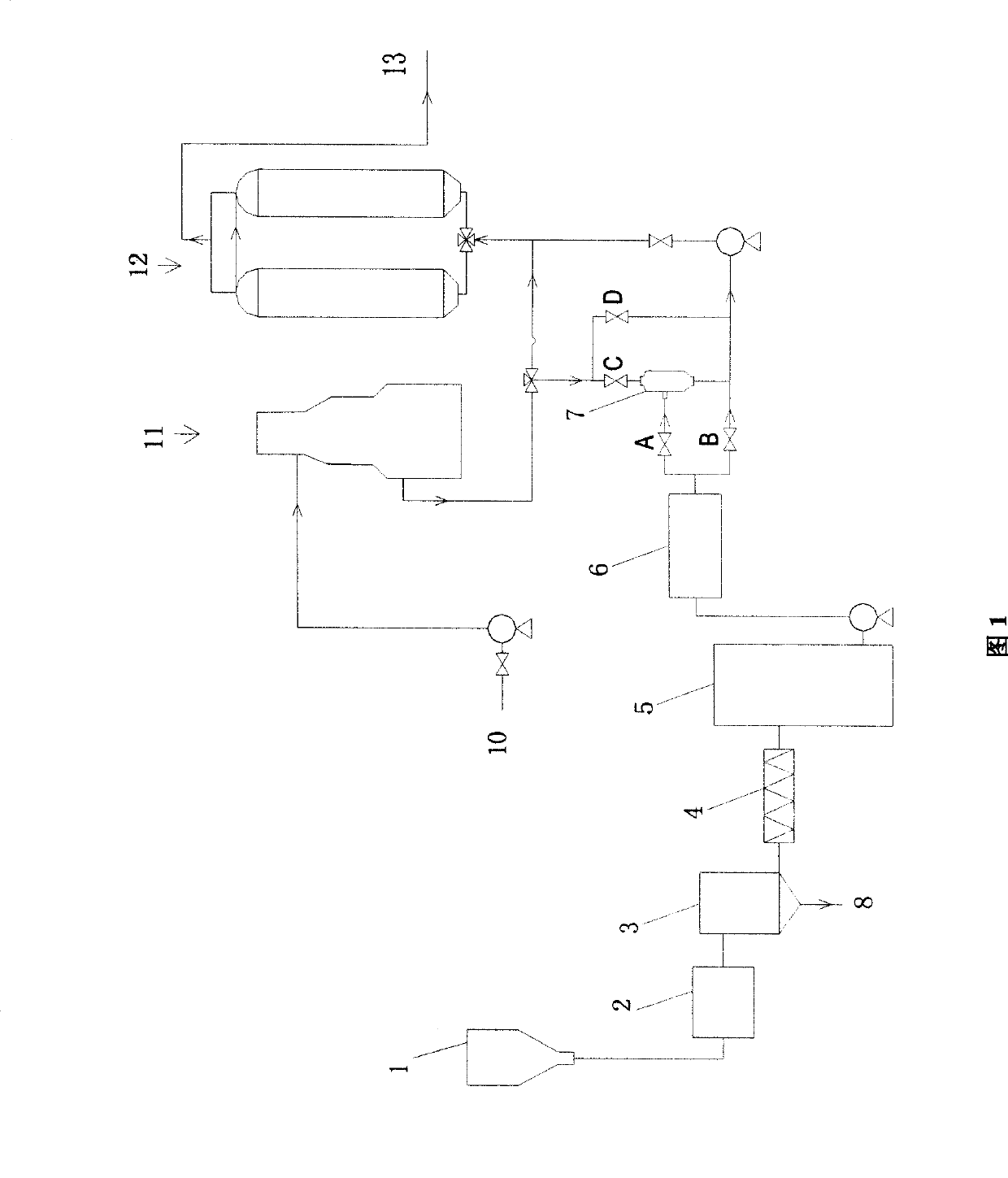 Delayed coking treatment method for waste plastics and treatment device thereof