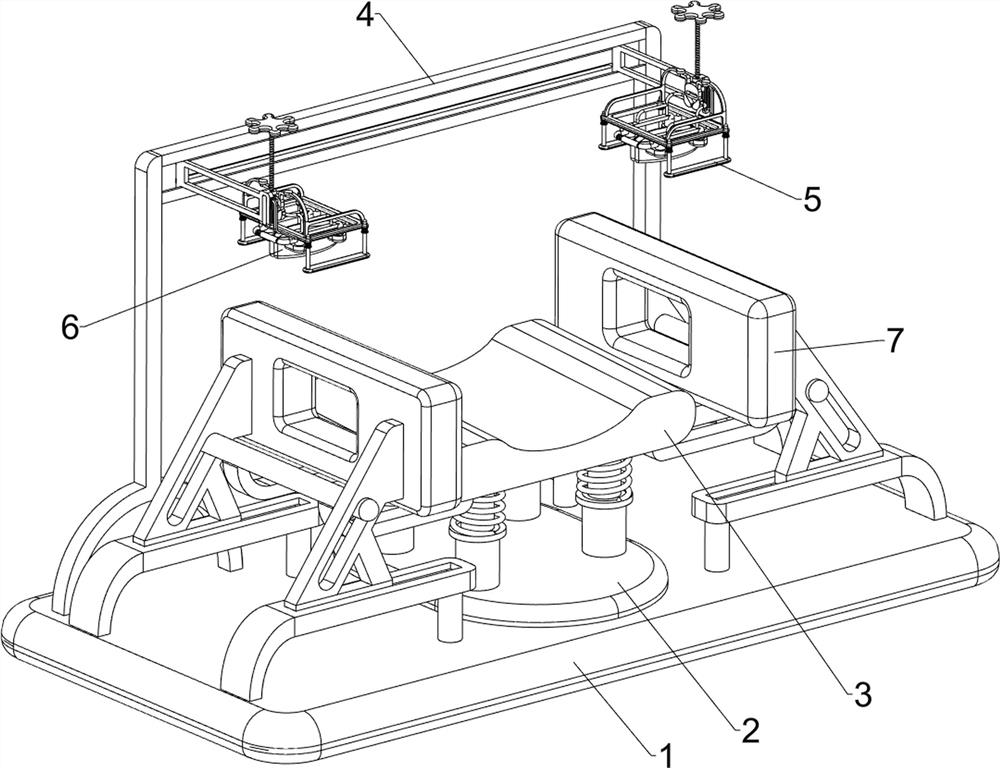 An eyelid fixation device for hospital ophthalmology